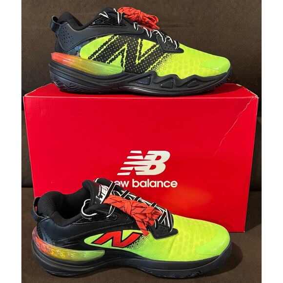 New Balance Hesi V2 Green/Black Basketball Shoes Size 8 New in Box - Picture 3 of 3